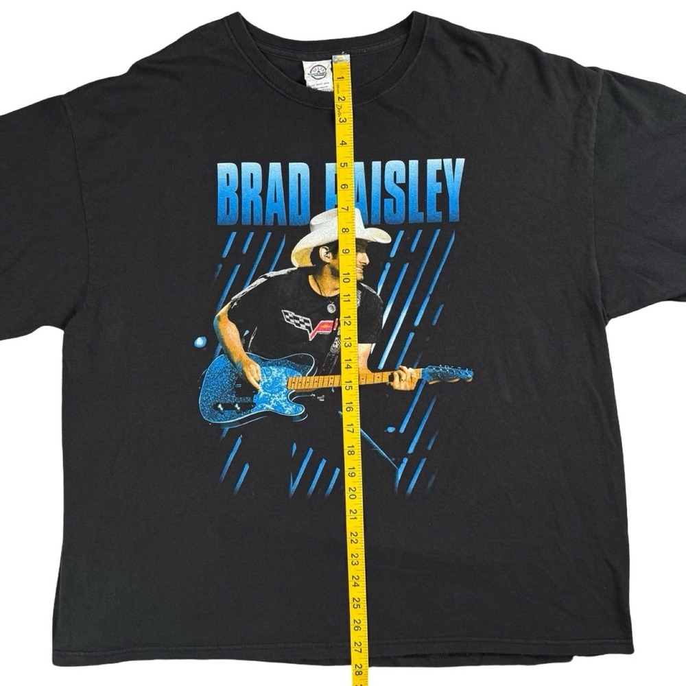 Brad Paisley Country Nation 2014 Tour T Shirt Black Graphic Country 2XL - Picture 8 of 8